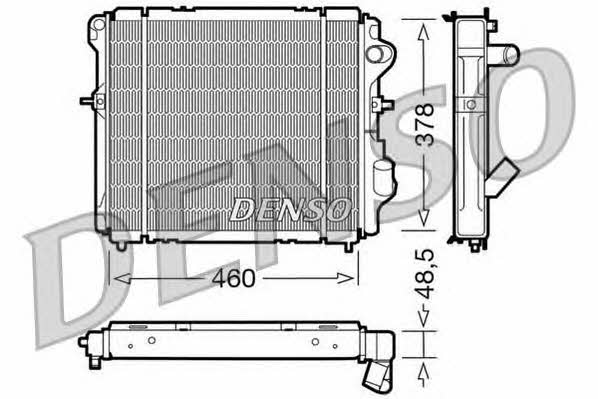 DENSO DRM23007 Radiator, engine cooling DRM23007: Buy near me in Poland at 2407.PL - Good price!