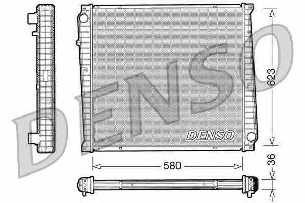DENSO DRM23017 Radiator, engine cooling DRM23017: Buy near me in Poland at 2407.PL - Good price!