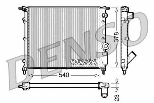 DENSO DRM23028 Radiator, engine cooling DRM23028: Buy near me in Poland at 2407.PL - Good price!
