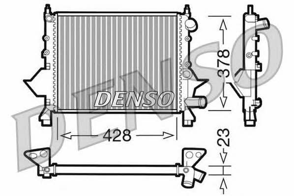 DENSO DRM23081 Radiator, engine cooling DRM23081: Buy near me in Poland at 2407.PL - Good price!