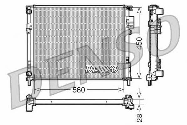 DENSO DRM23096 Radiator, engine cooling DRM23096: Buy near me in Poland at 2407.PL - Good price!