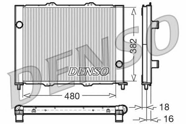 DENSO DRM23099 Radiator, engine cooling DRM23099: Buy near me in Poland at 2407.PL - Good price!