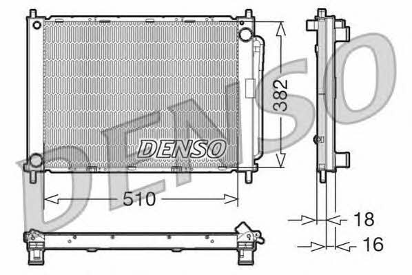 DENSO DRM23100 Cooler Module DRM23100: Buy near me in Poland at 2407.PL - Good price!