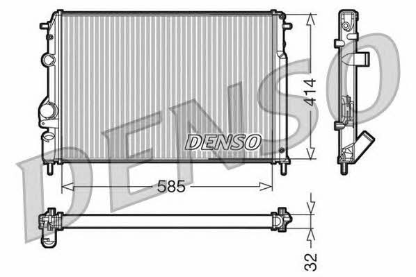 DENSO DRM23110 Radiator, engine cooling DRM23110: Buy near me in Poland at 2407.PL - Good price!
