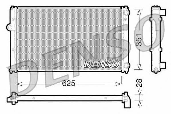 DENSO DRM26001 Radiator, engine cooling DRM26001: Buy near me in Poland at 2407.PL - Good price!