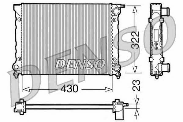 DENSO DRM32004 Radiator, engine cooling DRM32004: Buy near me in Poland at 2407.PL - Good price!