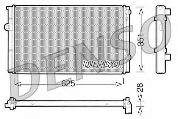 DENSO DRM32008 Радіатор охолодження двигуна DRM32008: Приваблива ціна - Купити у Польщі на 2407.PL!