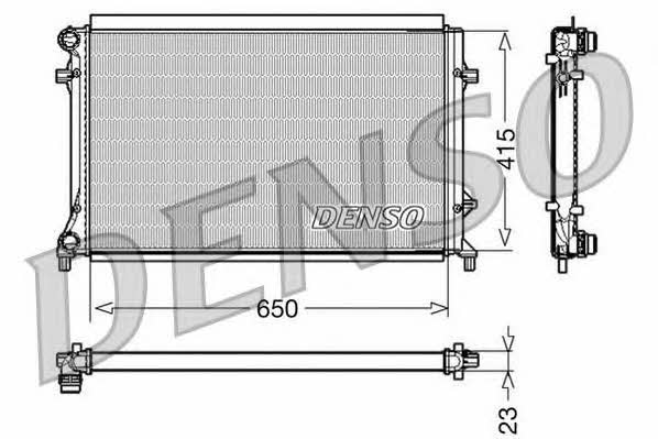 DENSO DRM32018 Radiator, engine cooling DRM32018: Buy near me in Poland at 2407.PL - Good price!