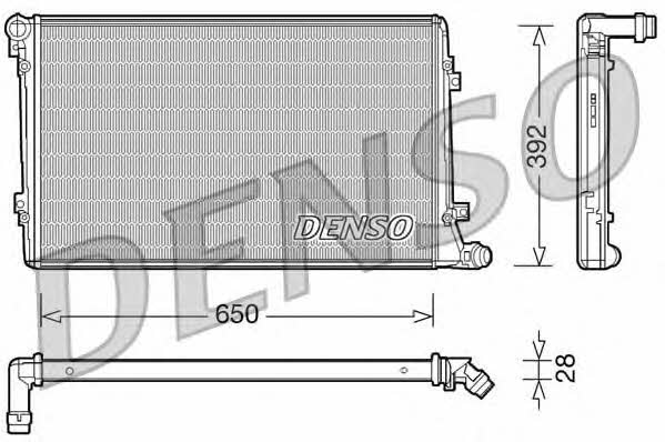 DENSO DRM32019 Радіатор охолодження двигуна DRM32019: Приваблива ціна - Купити у Польщі на 2407.PL!