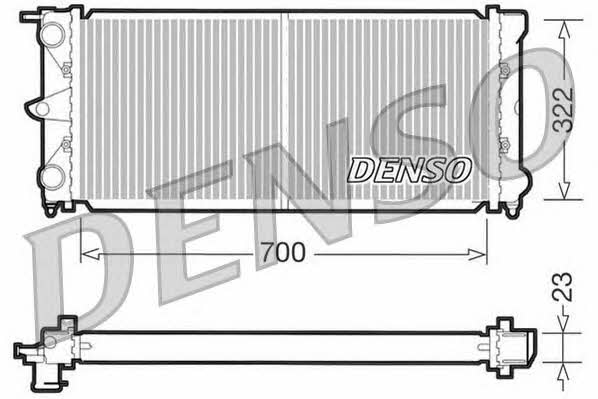 DENSO DRM32021 Radiator, engine cooling DRM32021: Buy near me in Poland at 2407.PL - Good price!