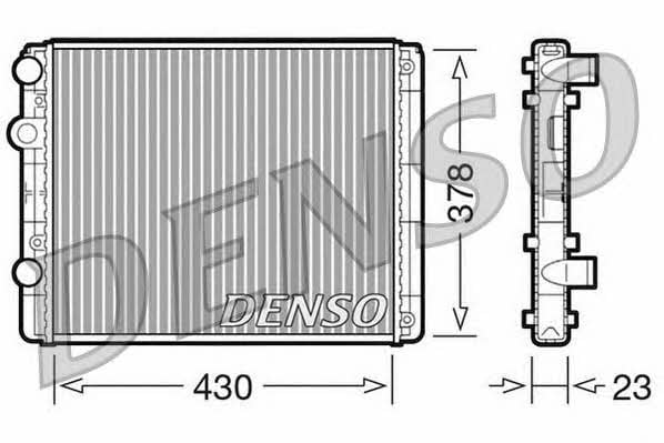 DENSO DRM32030 Радиатор охлаждения двигателя DRM32030: Отличная цена - Купить в Польше на 2407.PL!