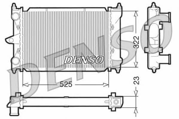 DENSO DRM32034 Радіатор охолодження двигуна DRM32034: Приваблива ціна - Купити у Польщі на 2407.PL!
