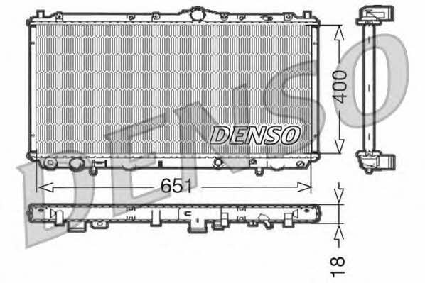 DENSO DRM33061 Radiator, engine cooling DRM33061: Buy near me in Poland at 2407.PL - Good price!