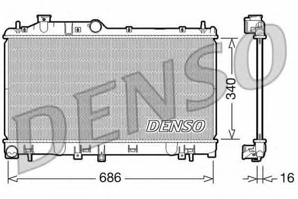 DENSO DRM36007 Radiator, engine cooling DRM36007: Buy near me in Poland at 2407.PL - Good price!