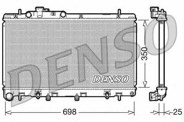 DENSO DRM36011 Radiator, engine cooling DRM36011: Buy near me in Poland at 2407.PL - Good price!