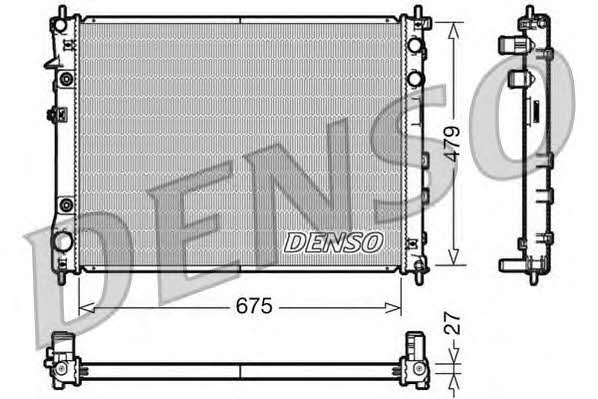 DENSO DRM36012 Radiator, engine cooling DRM36012: Buy near me in Poland at 2407.PL - Good price!