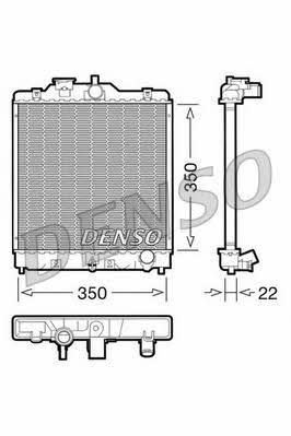 DENSO DRM40003 Radiator, engine cooling DRM40003: Buy near me in Poland at 2407.PL - Good price!