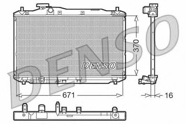 DENSO DRM40005 Chłodnica, układ chłodzenia silnika DRM40005: Dobra cena w Polsce na 2407.PL - Kup Teraz!