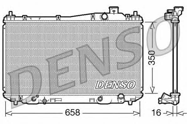 DENSO DRM40008 Radiator, engine cooling DRM40008: Buy near me in Poland at 2407.PL - Good price!