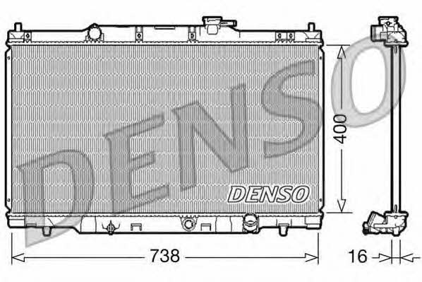 DENSO DRM40011 Радиатор охлаждения двигателя DRM40011: Отличная цена - Купить в Польше на 2407.PL!