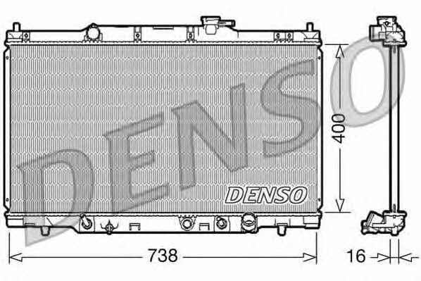 DENSO DRM40012 Радіатор охолодження двигуна DRM40012: Приваблива ціна - Купити у Польщі на 2407.PL!