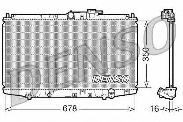 DENSO DRM40021 Chłodnica, układ chłodzenia silnika DRM40021: Dobra cena w Polsce na 2407.PL - Kup Teraz!