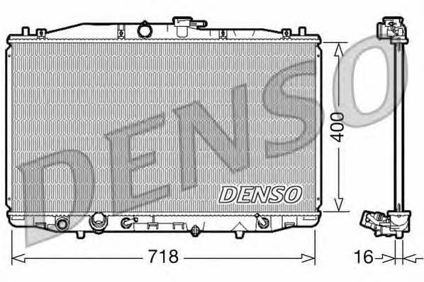 DENSO DRM40023 Радиатор охлаждения двигателя DRM40023: Отличная цена - Купить в Польше на 2407.PL!