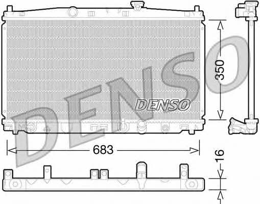 DENSO DRM40032 Radiator, engine cooling DRM40032: Buy near me in Poland at 2407.PL - Good price!
