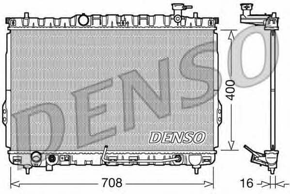 DENSO DRM41002 Radiator, engine cooling DRM41002: Buy near me in Poland at 2407.PL - Good price!