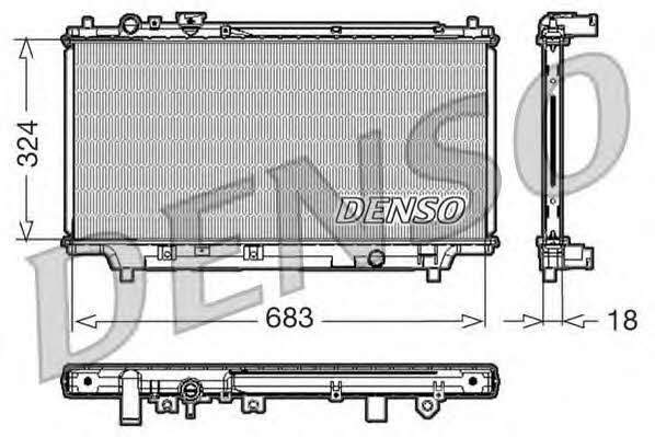 DENSO DRM44002 Radiator, engine cooling DRM44002: Buy near me in Poland at 2407.PL - Good price!