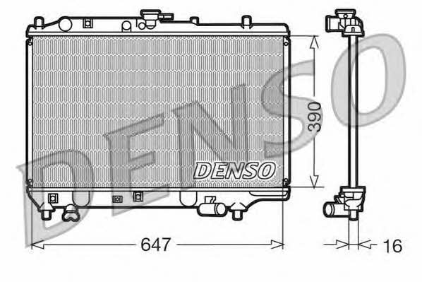 DENSO DRM44006 Radiator, engine cooling DRM44006: Buy near me in Poland at 2407.PL - Good price!