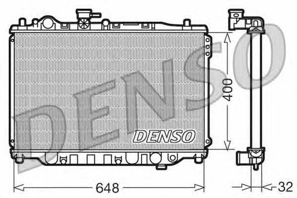 DENSO DRM44007 Radiator, engine cooling DRM44007: Buy near me in Poland at 2407.PL - Good price!