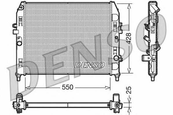 DENSO DRM44008 Radiator, engine cooling DRM44008: Buy near me in Poland at 2407.PL - Good price!