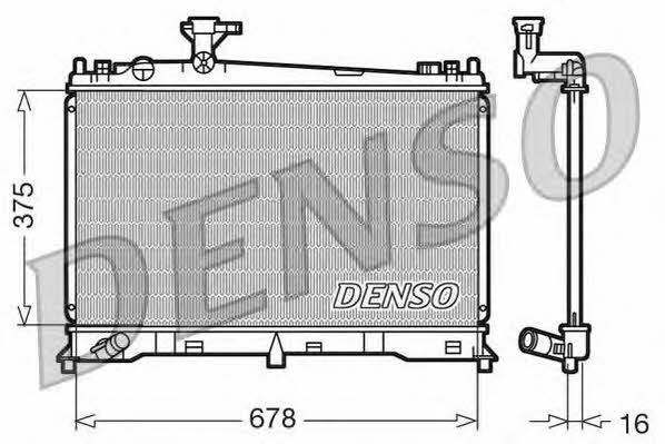 DENSO DRM44010 Радиатор охлаждения двигателя DRM44010: Купить в Польше - Отличная цена на 2407.PL!