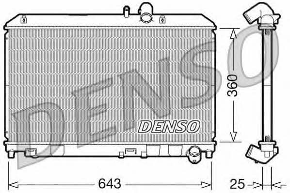DENSO DRM44013 Радиатор охлаждения двигателя DRM44013: Купить в Польше - Отличная цена на 2407.PL!