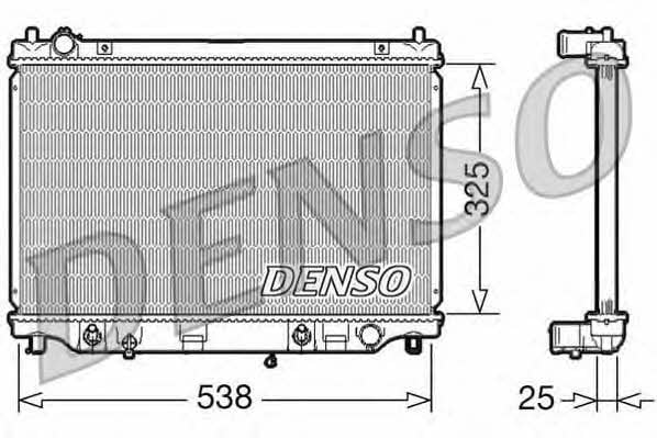 DENSO DRM44014 Радіатор охолодження двигуна DRM44014: Приваблива ціна - Купити у Польщі на 2407.PL!