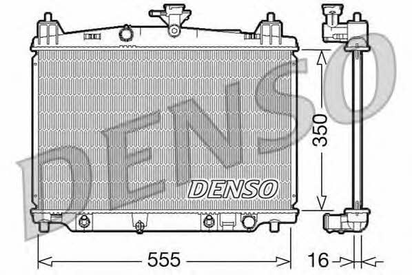 DENSO DRM44018 Радиатор охлаждения двигателя DRM44018: Отличная цена - Купить в Польше на 2407.PL!