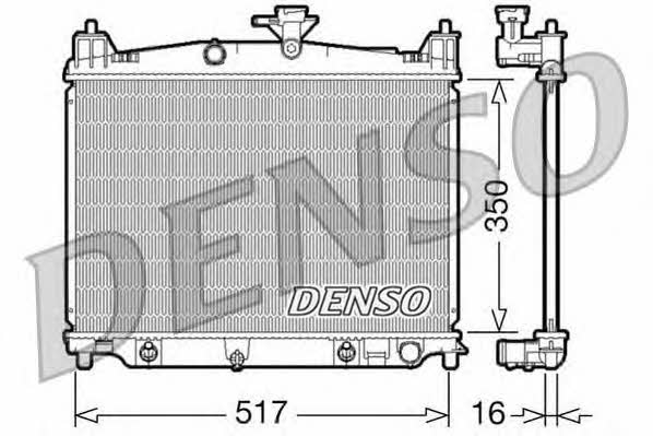 DENSO DRM44019 Радиатор охлаждения двигателя DRM44019: Отличная цена - Купить в Польше на 2407.PL!