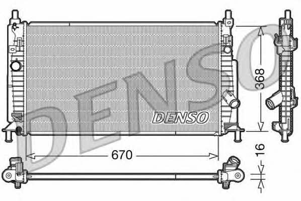 DENSO DRM44020 Radiator, engine cooling DRM44020: Buy near me at 2407.PL in Poland at an Affordable price!