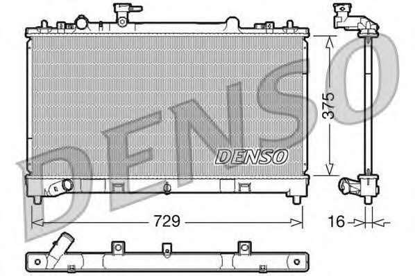 DENSO DRM44023 Радіатор охолодження двигуна DRM44023: Приваблива ціна - Купити у Польщі на 2407.PL!