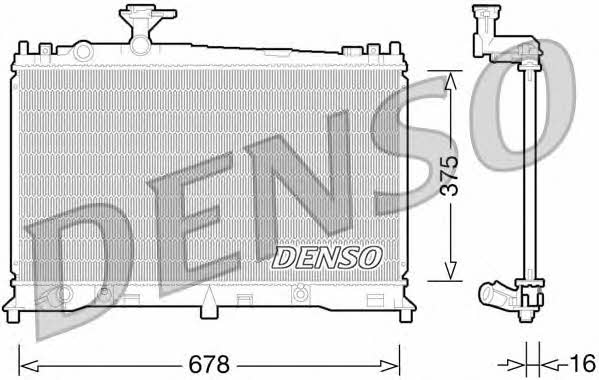 DENSO DRM44027 Radiator, engine cooling DRM44027: Buy near me at 2407.PL in Poland at an Affordable price!