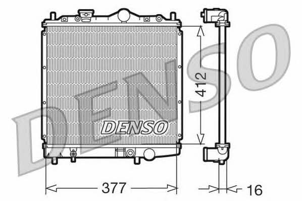 DENSO DRM45001 Radiator, engine cooling DRM45001: Buy near me in Poland at 2407.PL - Good price!