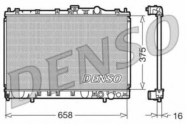 DENSO DRM45002 Radiator, engine cooling DRM45002: Buy near me at 2407.PL in Poland at an Affordable price!