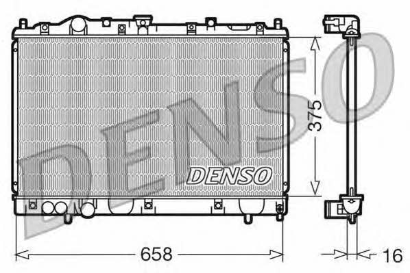 DENSO DRM45004 Radiator, engine cooling DRM45004: Buy near me in Poland at 2407.PL - Good price!