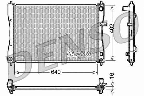 DENSO DRM45009 Radiator, engine cooling DRM45009: Buy near me in Poland at 2407.PL - Good price!