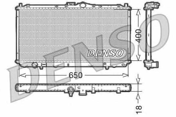 DENSO DRM45010 Радиатор охлаждения двигателя DRM45010: Отличная цена - Купить в Польше на 2407.PL!