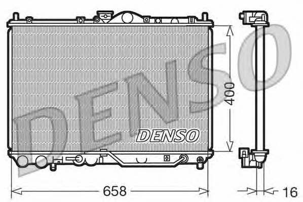 DENSO DRM45011 Радиатор охлаждения двигателя DRM45011: Отличная цена - Купить в Польше на 2407.PL!