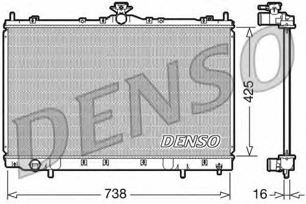 DENSO DRM45012 Radiator, engine cooling DRM45012: Buy near me in Poland at 2407.PL - Good price!