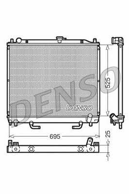 DENSO DRM45015 Radiator, engine cooling DRM45015: Buy near me in Poland at 2407.PL - Good price!