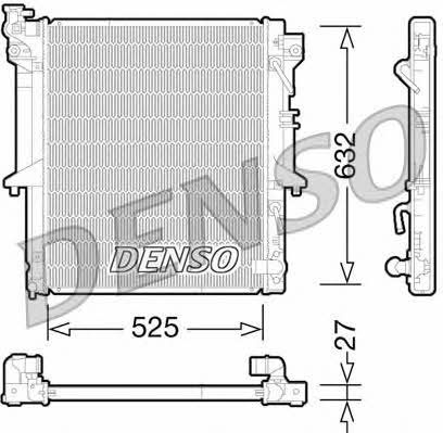 DENSO DRM45035 Radiator, engine cooling DRM45035: Buy near me in Poland at 2407.PL - Good price!